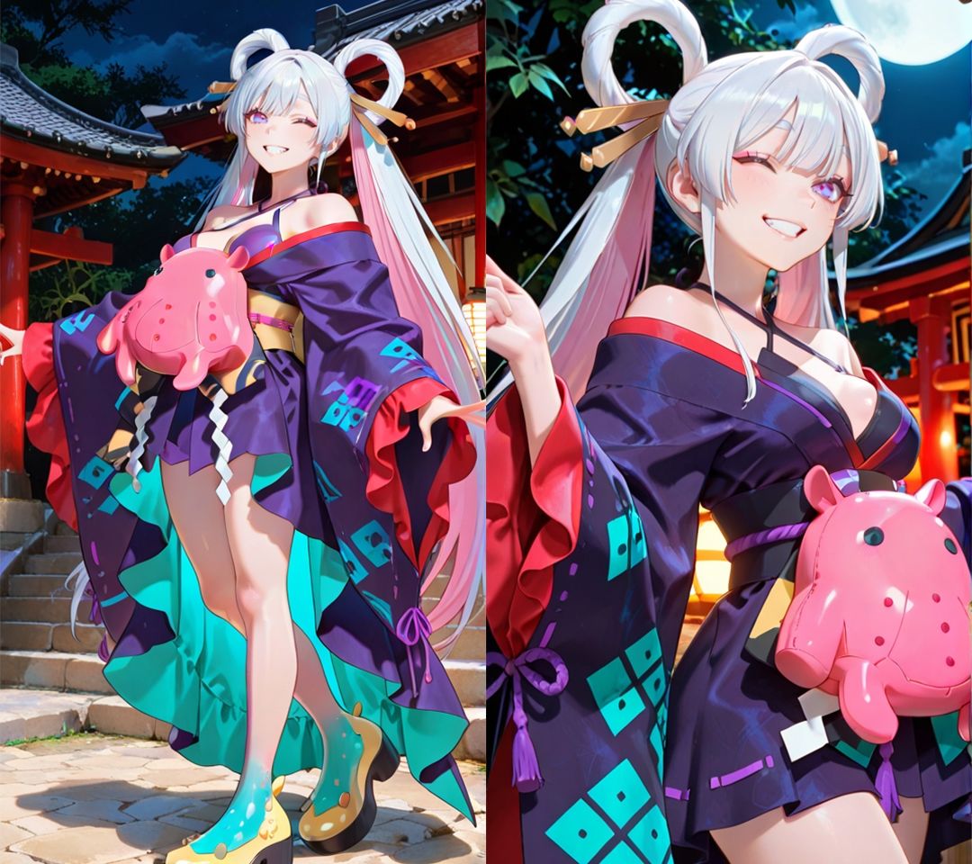 仮想世界の娘達（YACHI・KAGU編） - サンプル画像 1