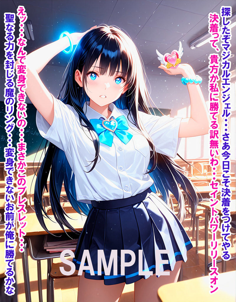 敵と戦いピンチになる魔法少女 Vol6 - サンプル画像 4