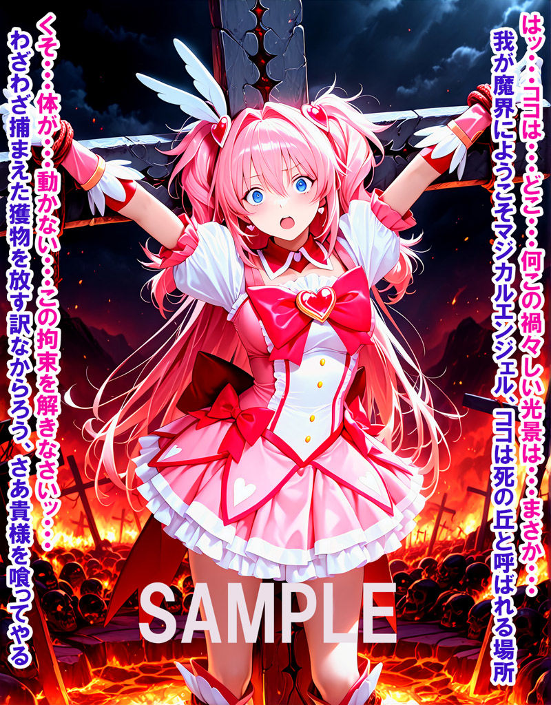 敵と戦いピンチになる魔法少女 Vol6 - サンプル画像 5