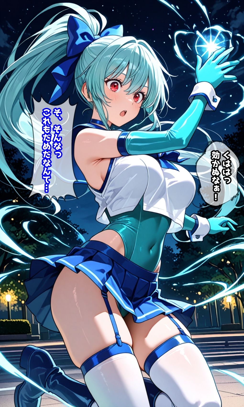 蒼き守護者アクア・ラピス  淫欲に堕ちゆく身体 - サンプル画像 3