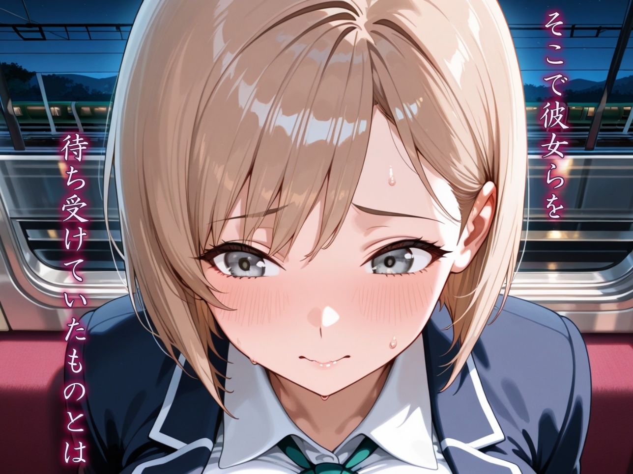 通学電車緊縛レ〇プ〜性奴●へと堕ちていく女子校生たちの性活記録〜【500枚】 - サンプル画像 2