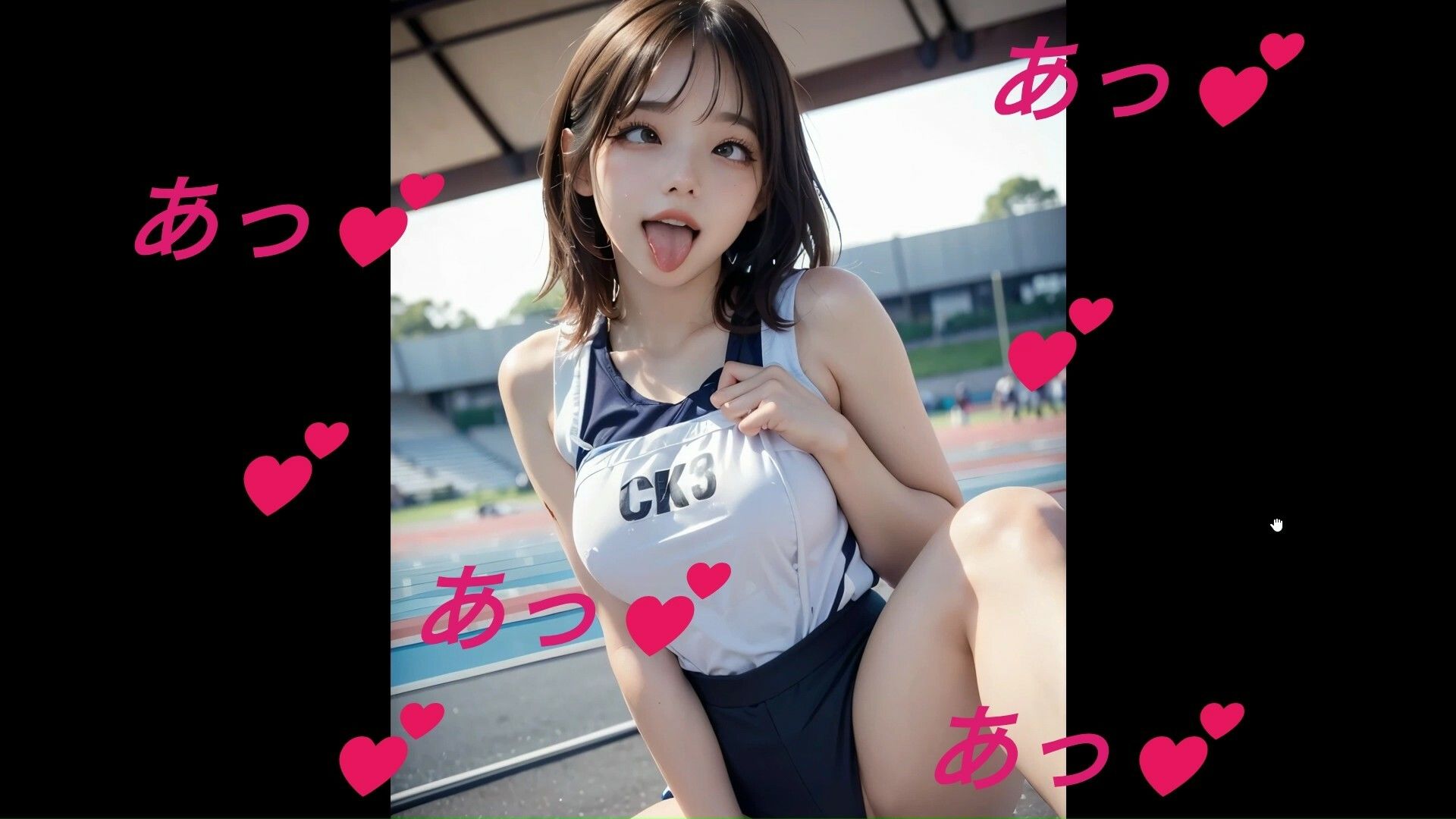 AIスポーツ女子とのお楽しみ - サンプル画像 2