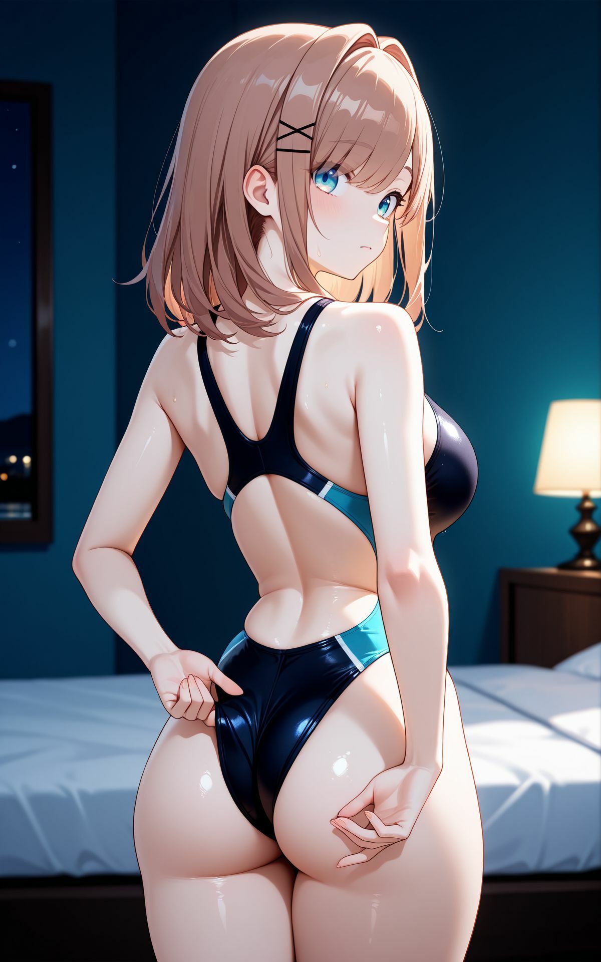 競泳水着部 鈴◯◯る編 - サンプル画像 1