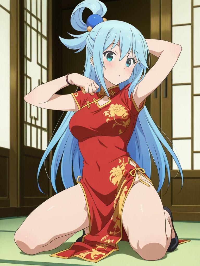 ア〇ア チャイナ服コス  211枚 CG集 - サンプル画像 4