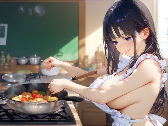 朝の通勤中にみた巨乳女子校生の学校に潜入してエッチしてみた - サンプル画像 6