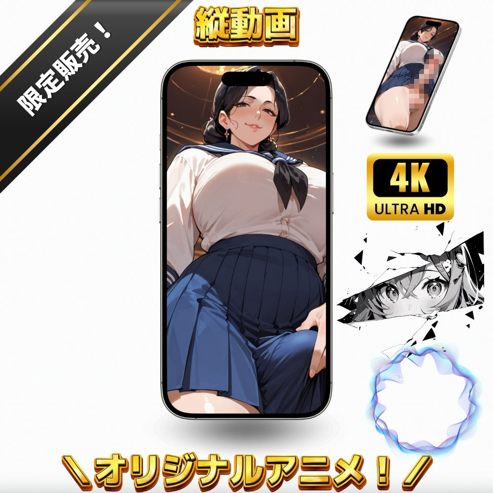 ふたなり熟女セーラー服クラブで寝取られた話〜女性視点〜【4Kエロアニメ＋フルカラーエロ漫画＋イラスト作品集・詰め込み豪華パック】 - サンプル画像 8