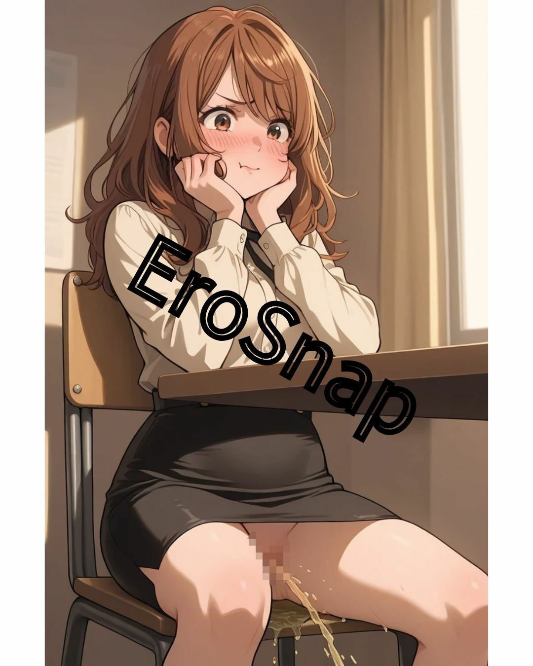 おしっこお漏らし女の子（90枚） - サンプル画像 9