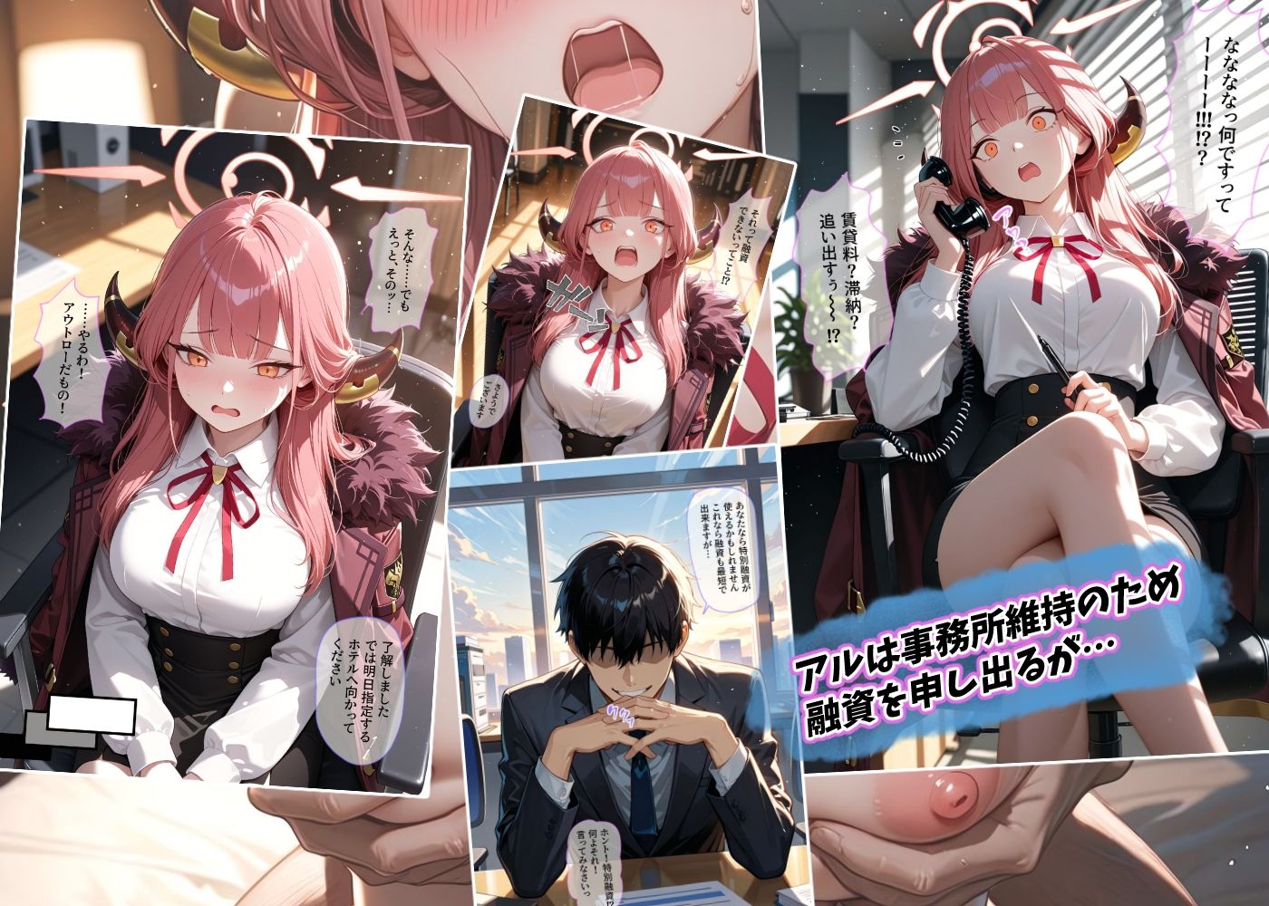 ブルーアーカイブ〜敗北金融地獄〜 - サンプル画像 7