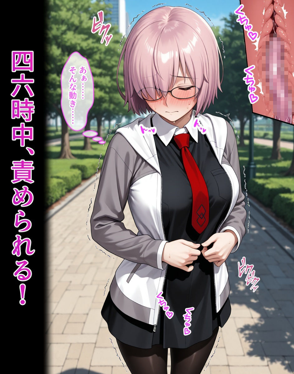 マ〇ュ・キリエ〇イト【イけばイくほど、成長する触手パンツ＆プラグとの一週間】 - サンプル画像 3