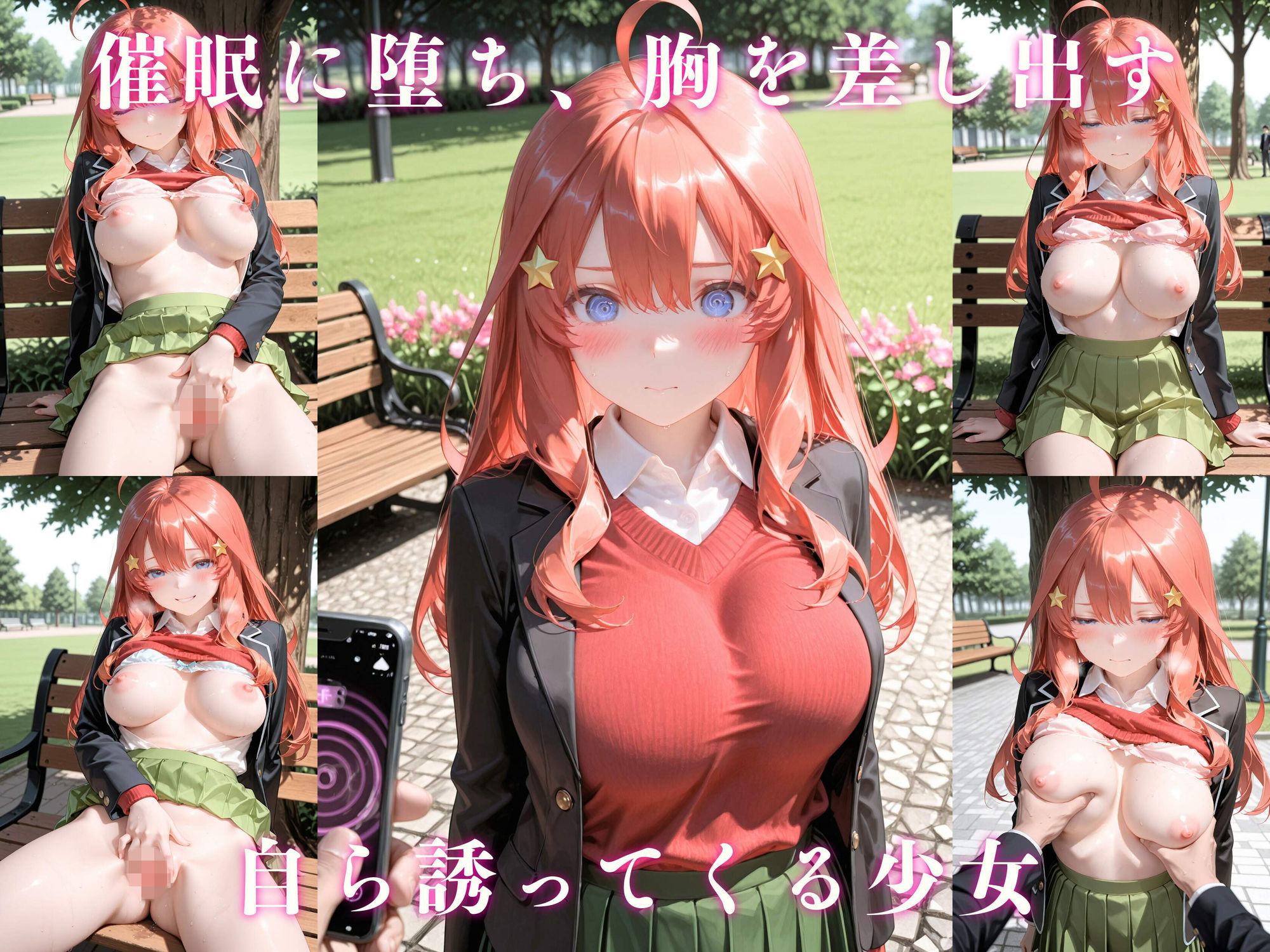 【4K動画付き】中〇五月 催●支配:公園で見かけたカワイイあの子を犯したいー 4K高画質 五等分の〇嫁 - サンプル画像 2