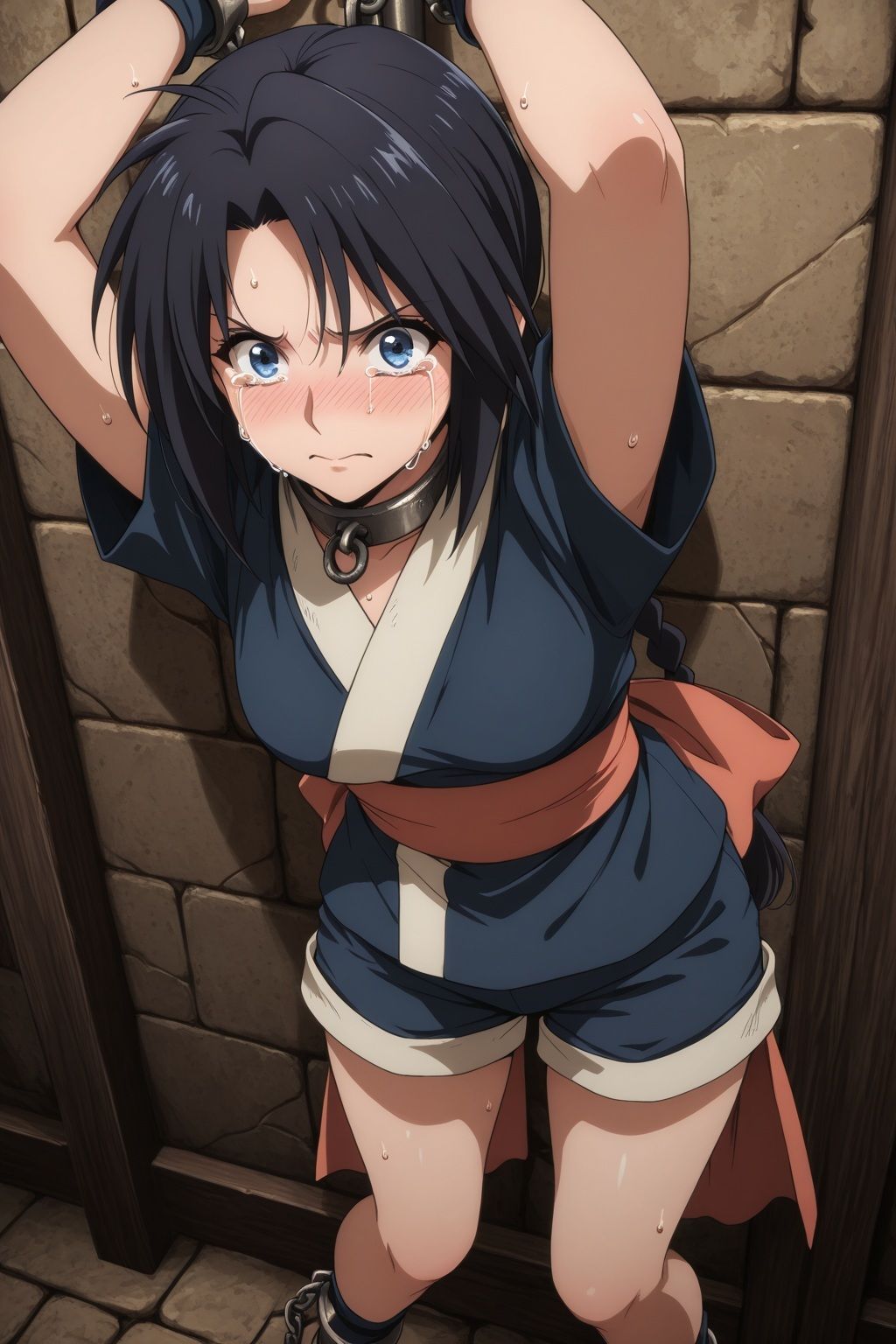 鎖縛り拘束拷× 処女〇辱セックス 操 - サンプル画像 3