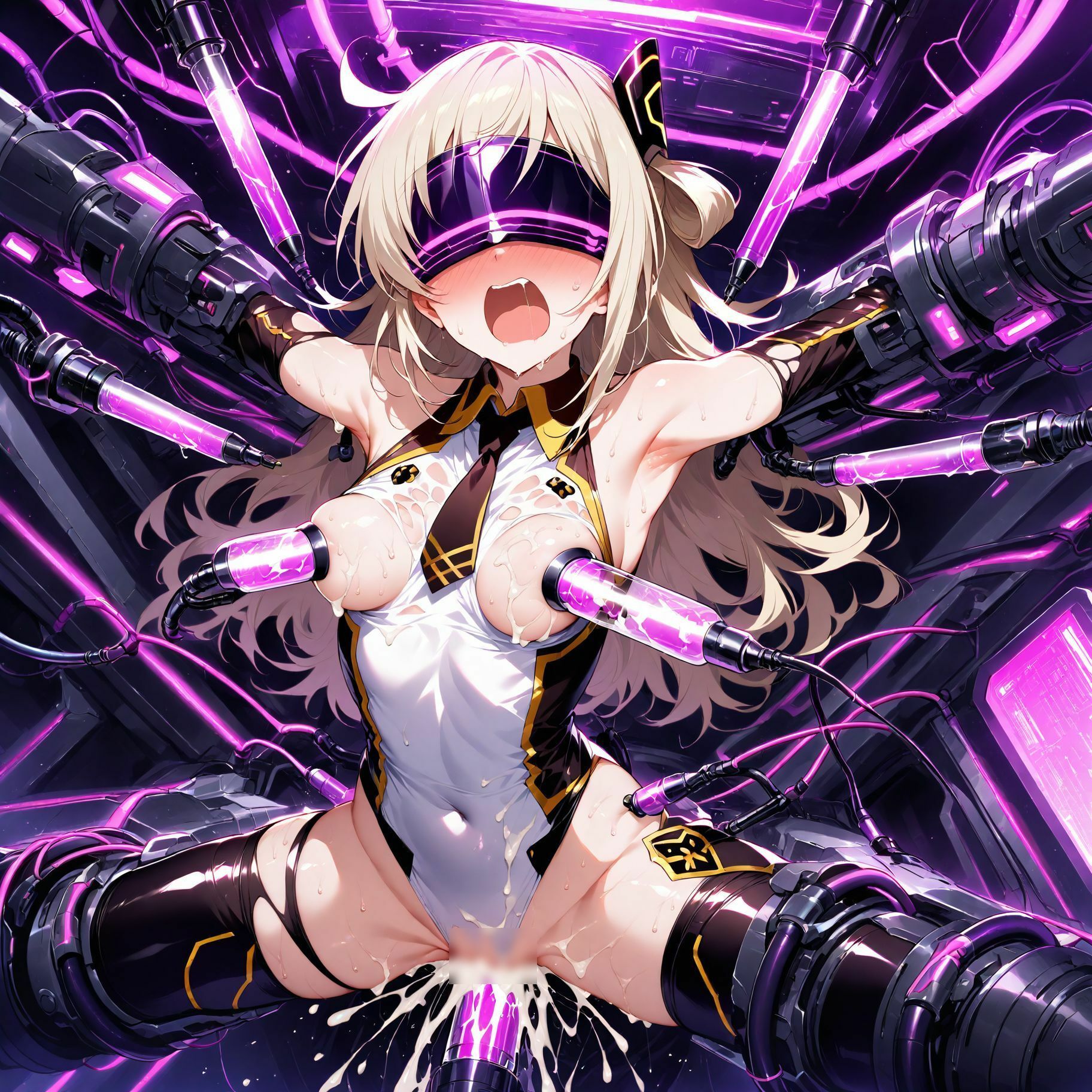 閃刀〇レイ 洗脳改造機械〇 - サンプル画像 3