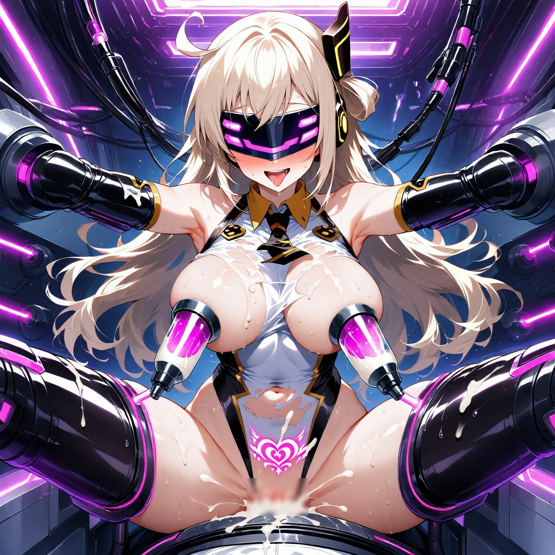 閃刀〇レイ 洗脳改造機械〇 - サンプル画像 4