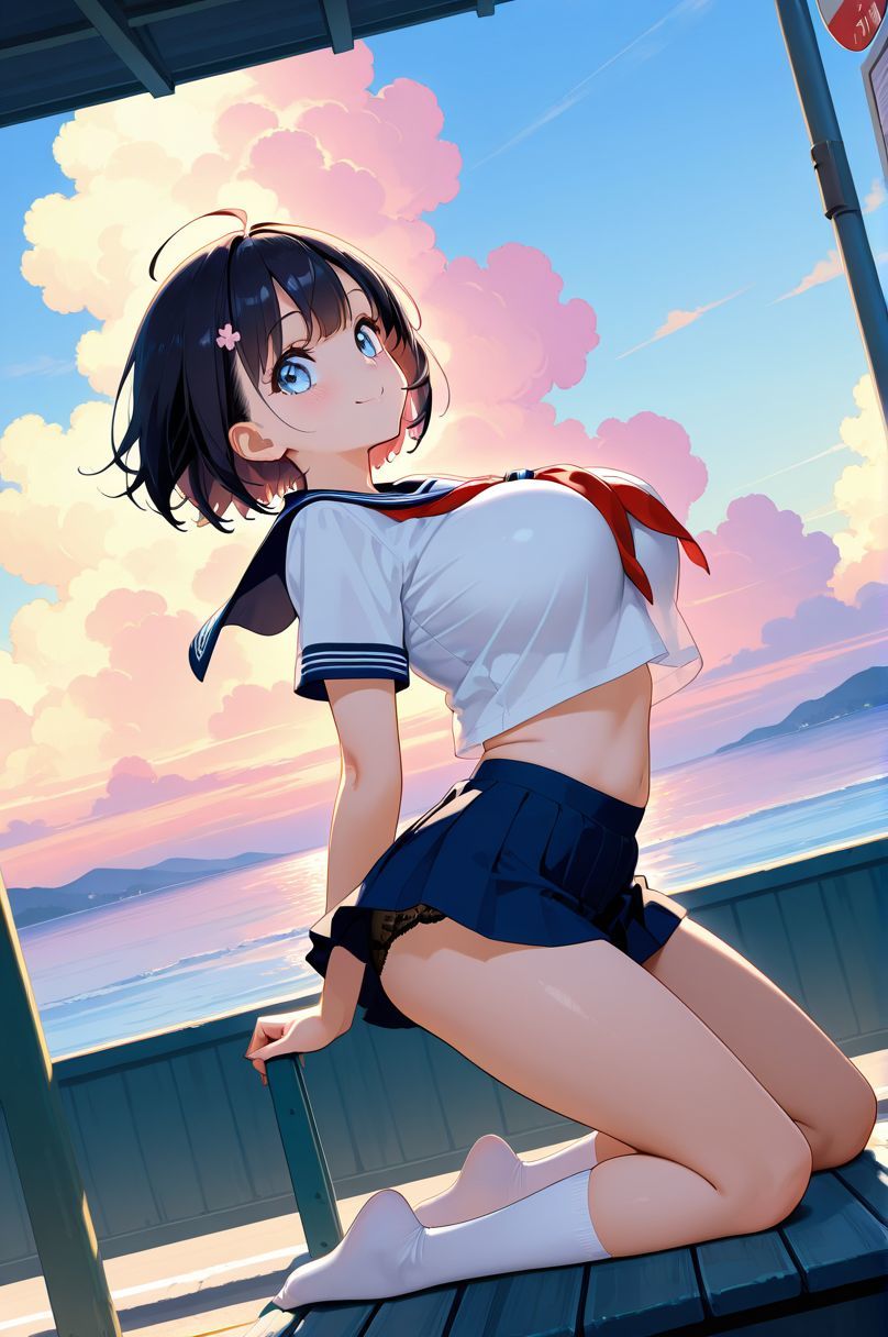 最終バスまでの理性崩壊カウントダウン。 - サンプル画像 1