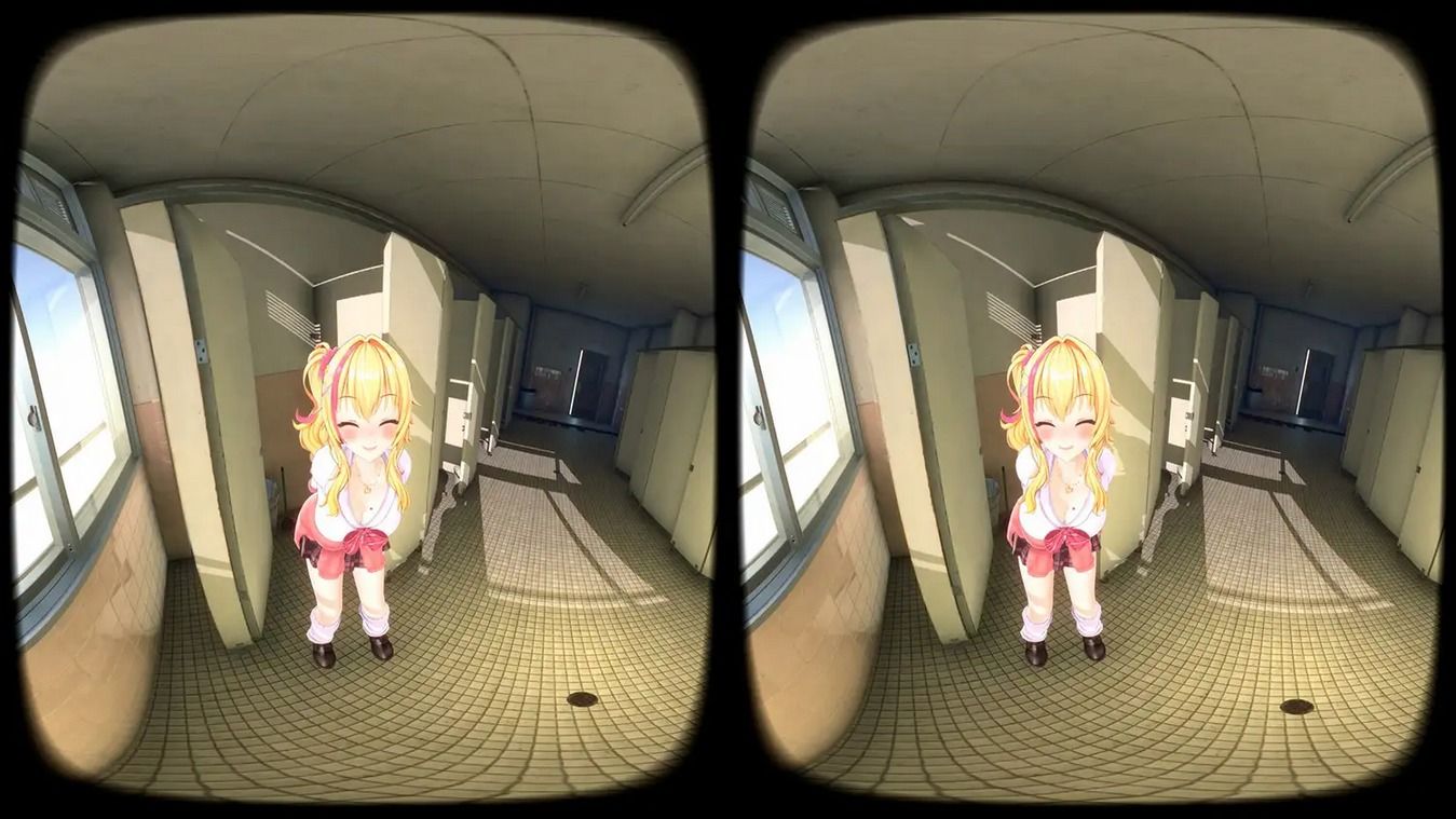 【4KVR 3Dエロアニメ】真昼に白濁を注いで 〜トイレでギャルとどすけべえっち〜【園原あいり】【VRデバイス用】 - サンプル画像 3