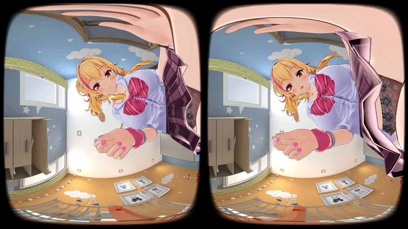【4KVR 3Dエロアニメ】バブみ巨乳ギャルといちゃアマしまちょうね〜（はーと）【園原あいり】【VRデバイス用】 - サンプル画像 3