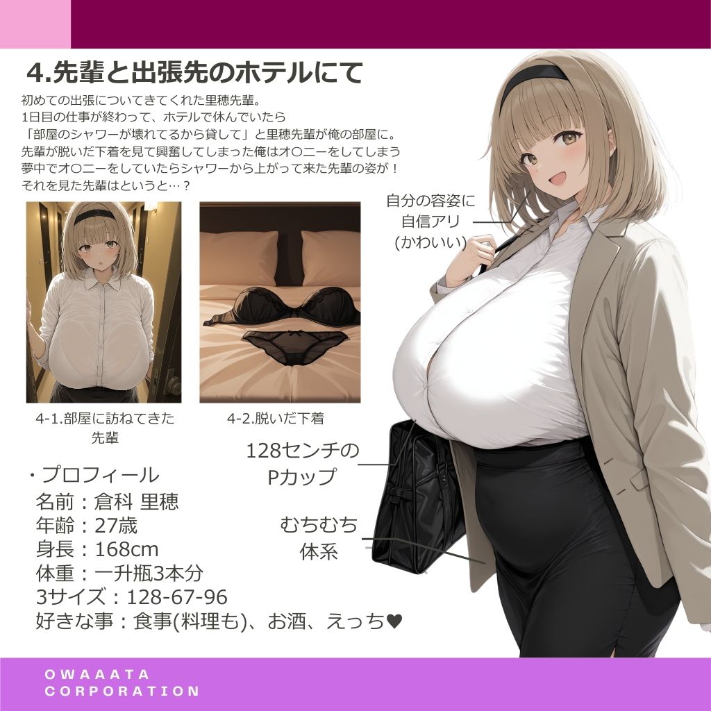 元・童貞の俺は爆乳先輩の下着でコッソリ抜いてしまう。 - サンプル画像 5