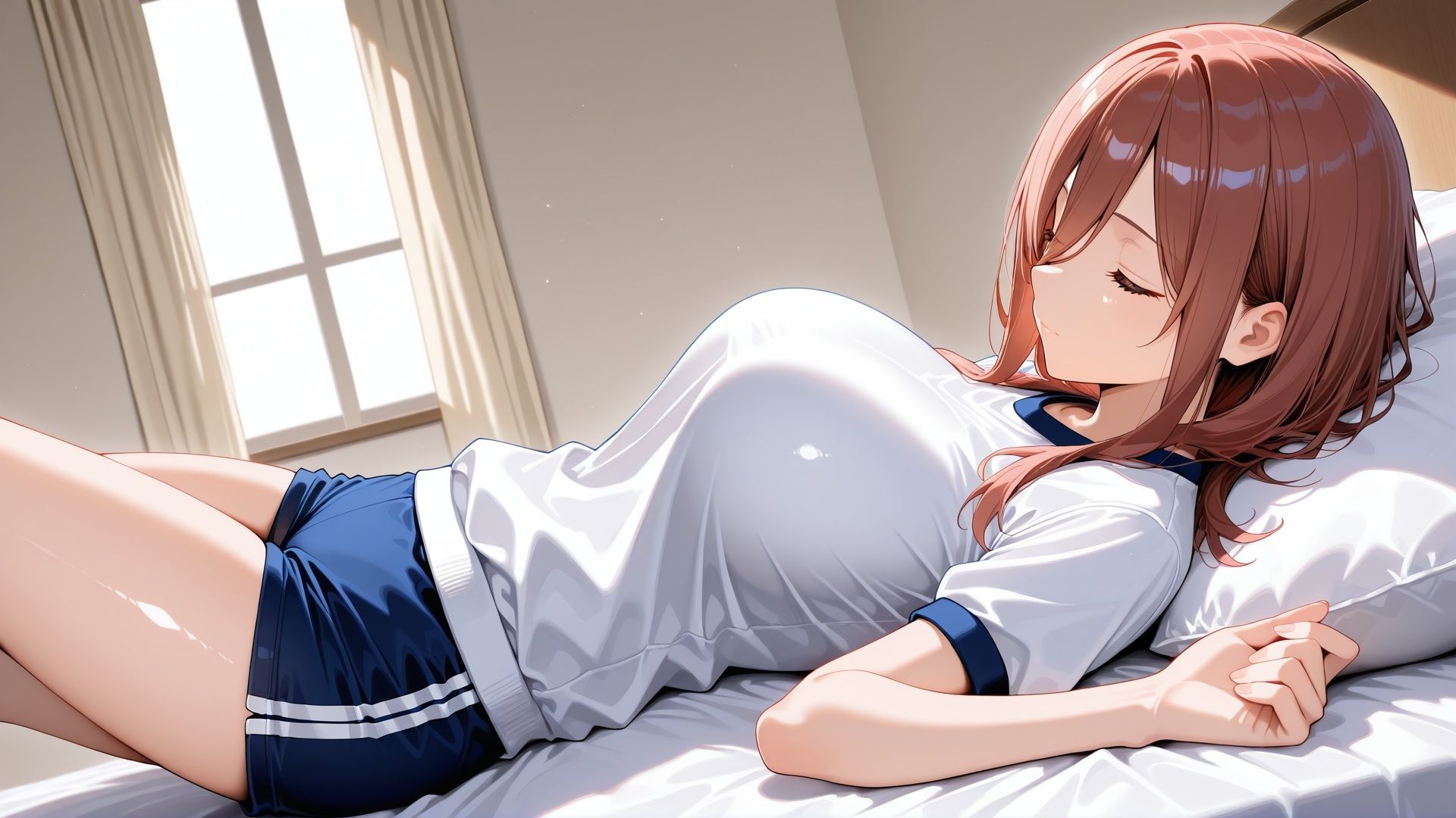 寝ている○○にぶっかけ みく編 - サンプル画像 3