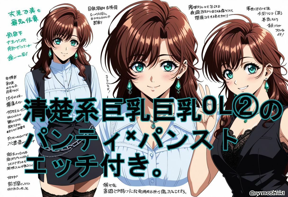 清楚系巨乳OL 2のパンティ×パンスト。エッチ付き。 - サンプル画像 2