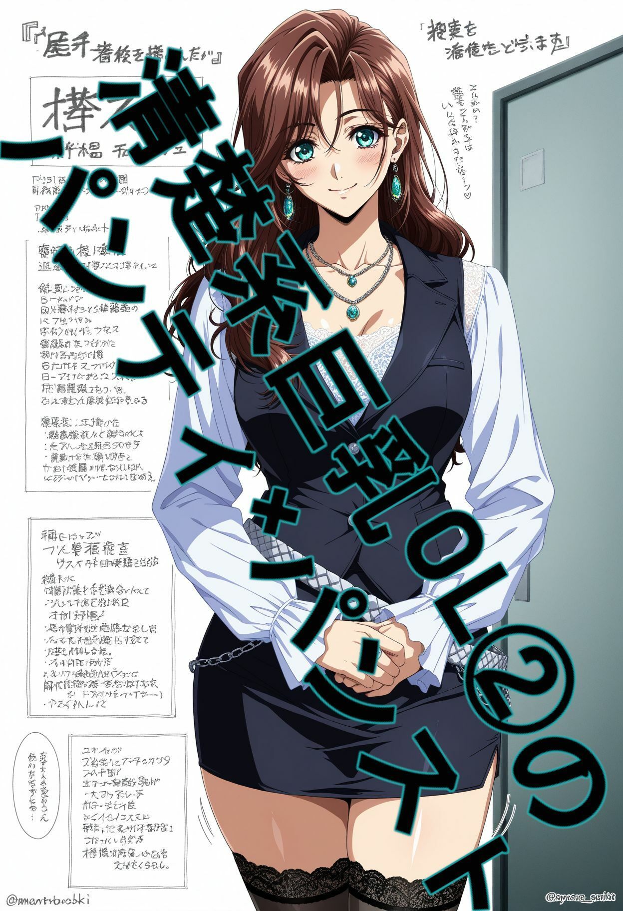 清楚系巨乳OL 2のパンティ×パンスト。エッチ付き。 - サンプル画像 3