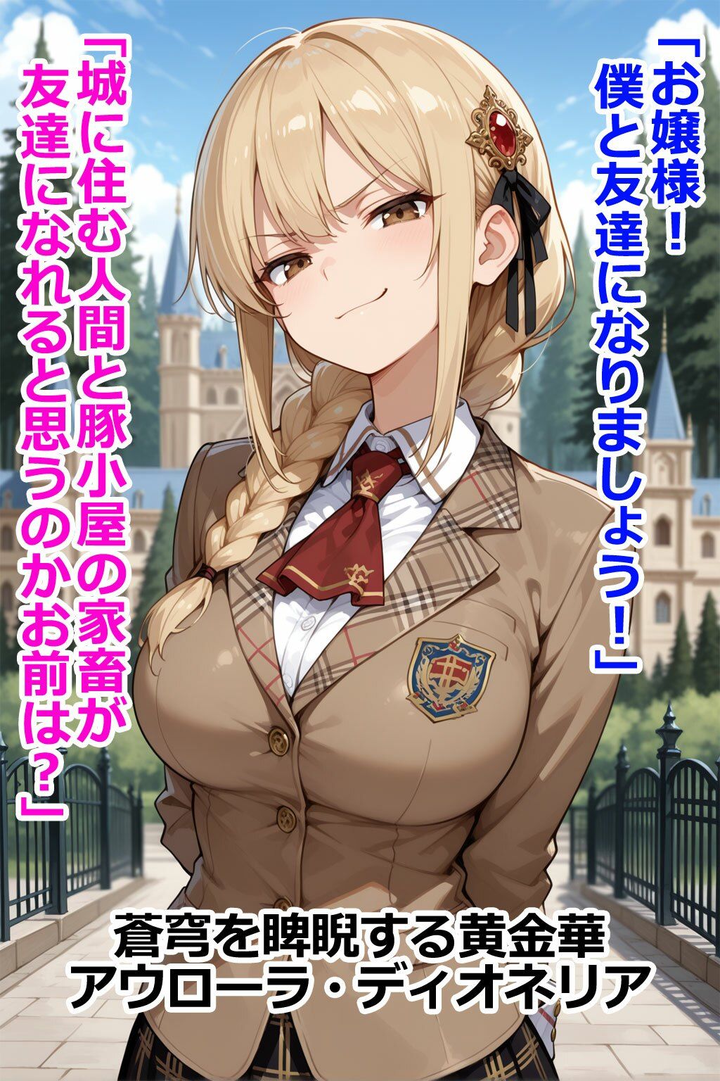 巨乳お嬢様はその男と会話してはいけない 即堕ち2コマ - サンプル画像 5