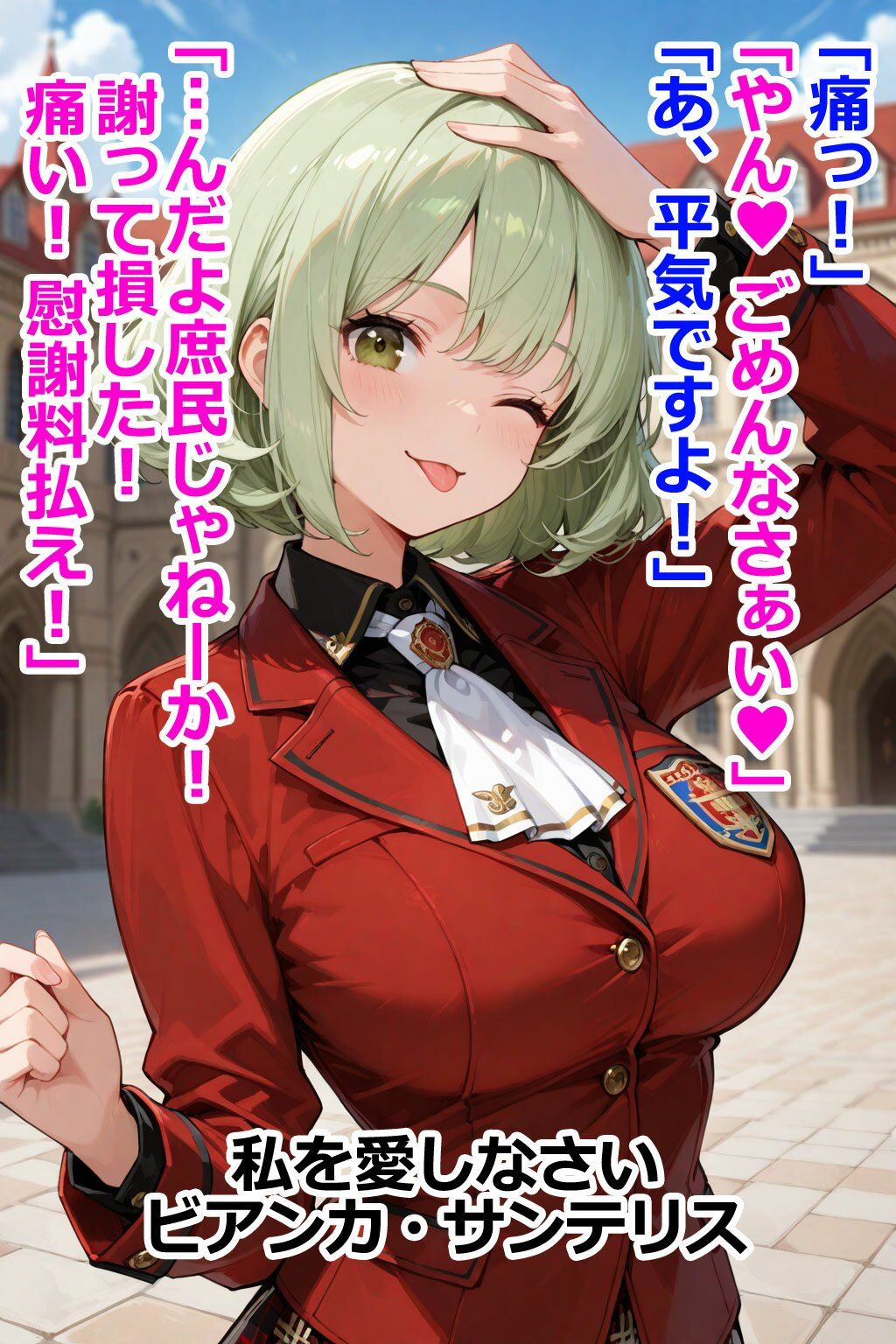 巨乳お嬢様はその男と会話してはいけない 即堕ち2コマ - サンプル画像 7