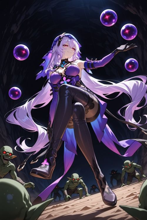 黒白鳥の小鬼堕ち - サンプル画像 2