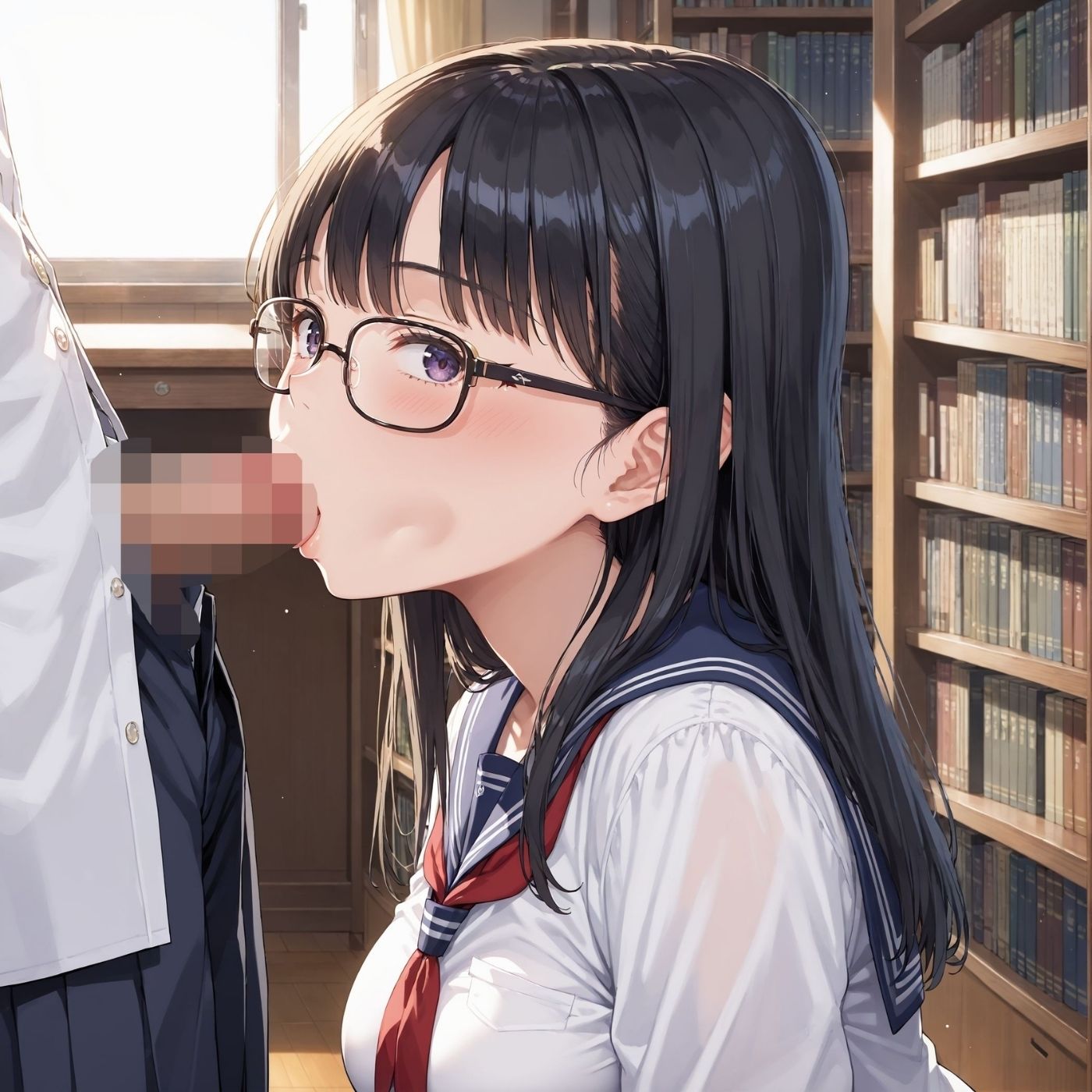 学園性活！図書委員と官能的な秘め事6【メガネ美少女の厳選CG333枚収録】 - サンプル画像 4