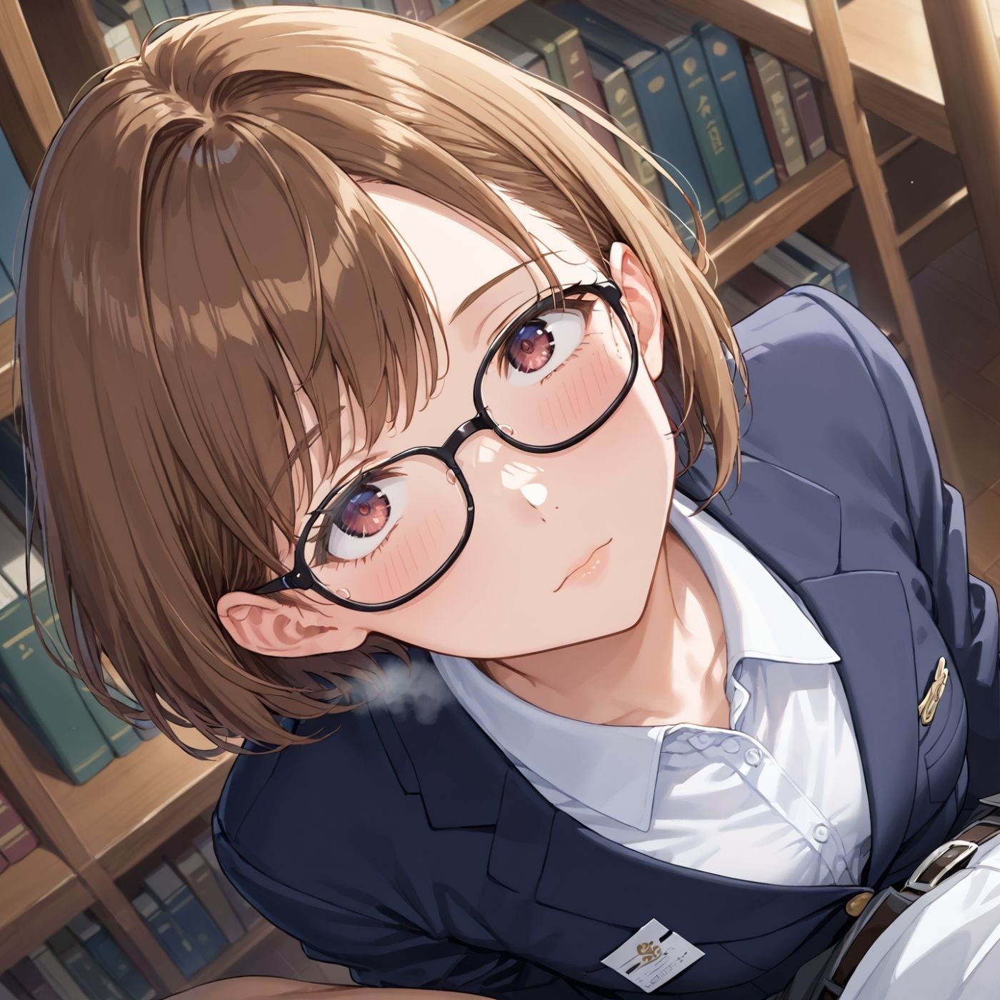 学園性活！図書委員と官能的な秘め事6【メガネ美少女の厳選CG333枚収録】 - サンプル画像 8