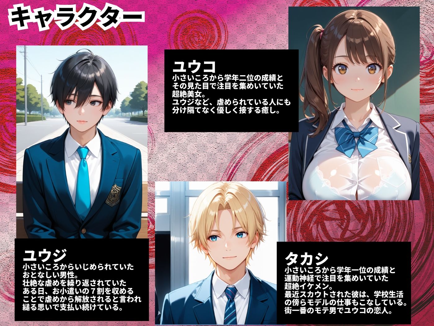 いじめっ子首謀者女子校生を焦らしてNTR開発＆わからせ中出し - サンプル画像 1