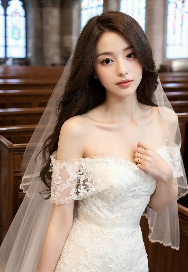 【美女名録】vol6.17  白い約束──その夜に永遠を誓う  100枚【AIグラビア写真集】 - サンプル画像 1