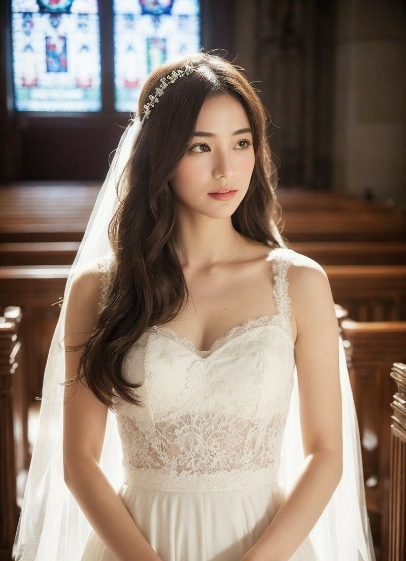 【美女名録】vol6.17  白い約束──その夜に永遠を誓う  100枚【AIグラビア写真集】 - サンプル画像 8