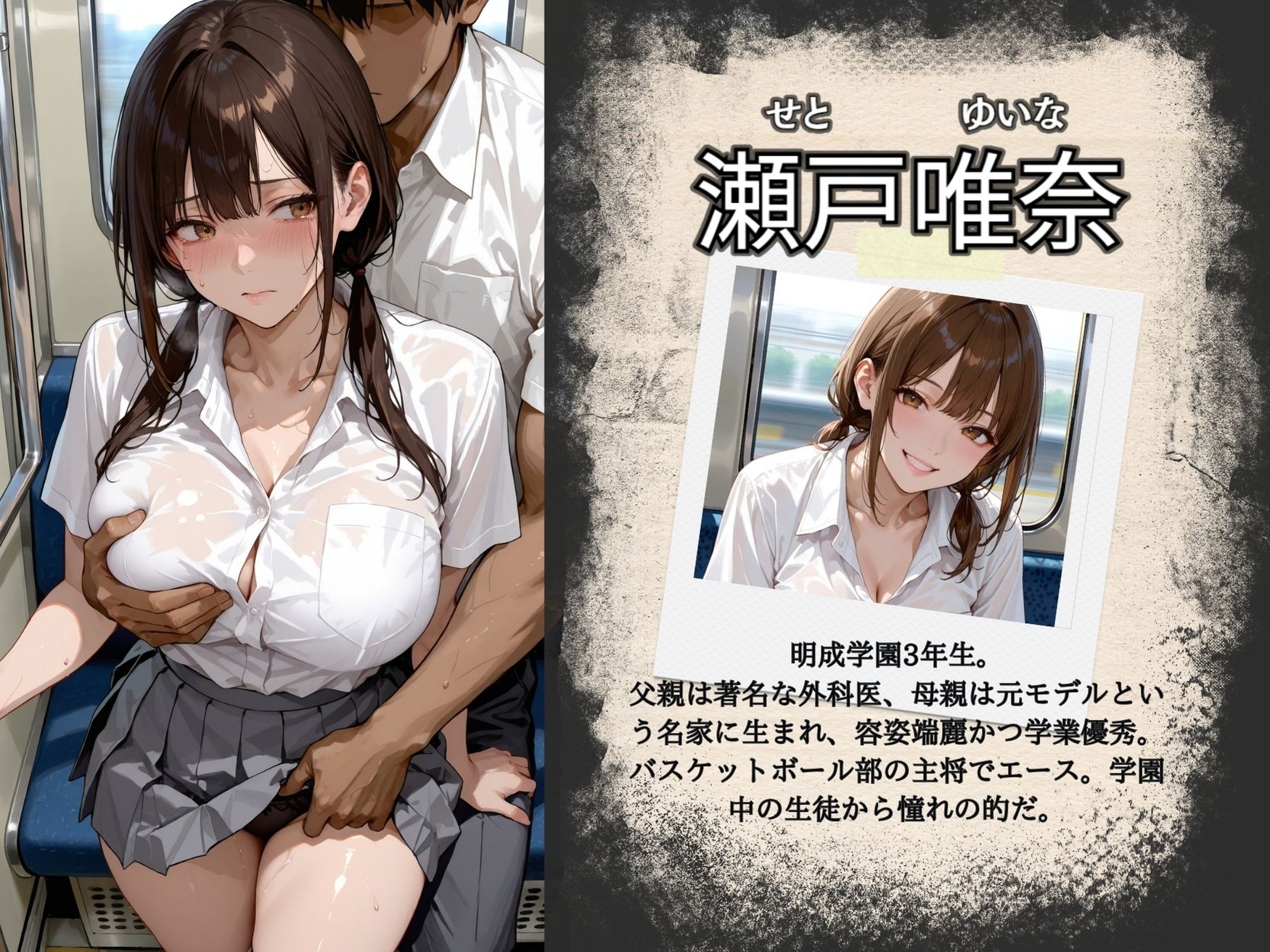 無限射精電車 〜次の停車駅は…君の奥〜 - サンプル画像 2