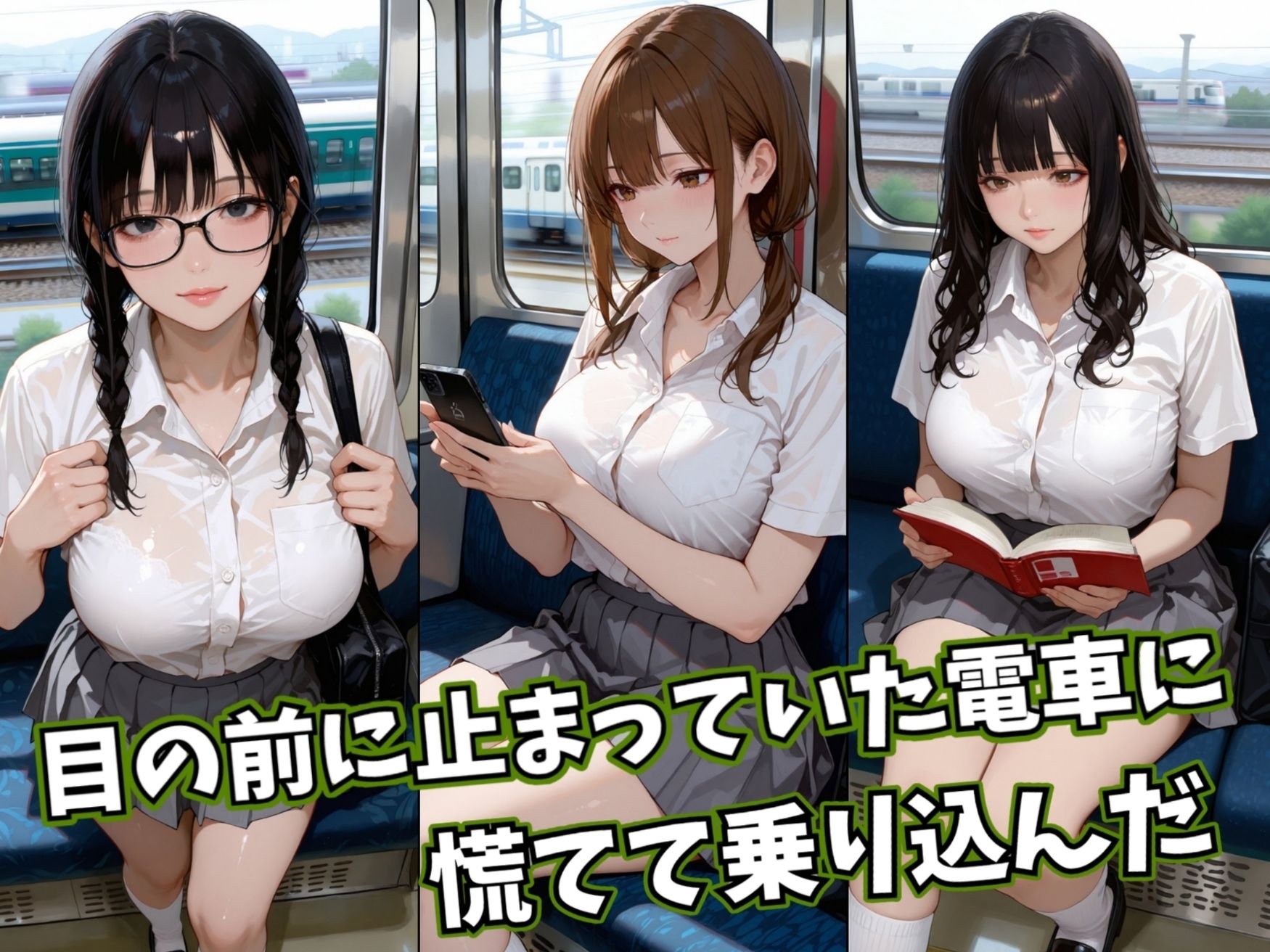 無限射精電車 〜次の停車駅は…君の奥〜 - サンプル画像 5