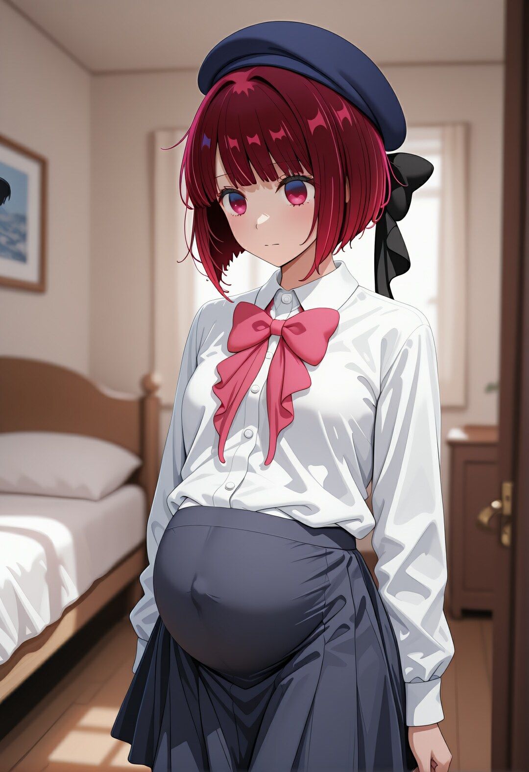 しーっ…全部見透かされてる（はーと） 有〇かなの図書館中出し孕ませ記録 - サンプル画像 8