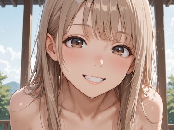 ちょっとビッチっぽ巨乳金髪ギャル  実ははじめて濃厚初体験 - サンプル画像 1