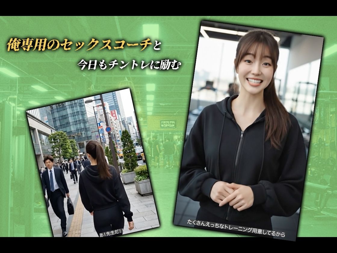 【ストーリー動画】俺専用SEXコーチ【射精あり】 - サンプル画像 1