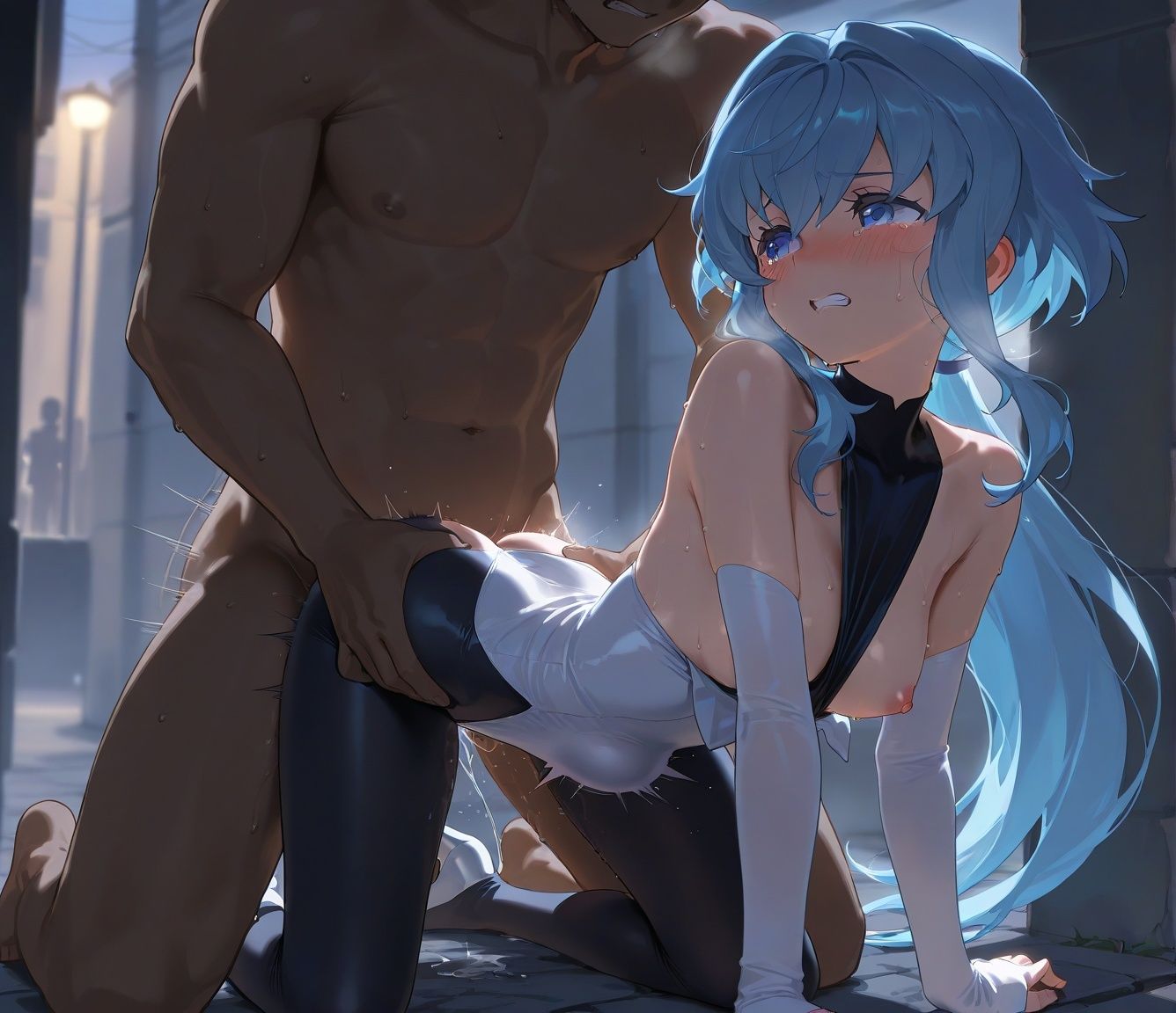 路地裏連れ込み捕虜 ガ〇ダムビルドダイバーズ 1 - サンプル画像 4