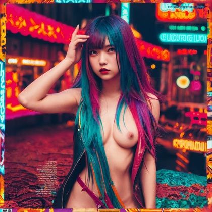 過激系美女！ジャケット風アート風写真集！ - サンプル画像 3