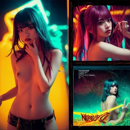 過激系美女！ジャケット風アート風写真集！ - サンプル画像 4