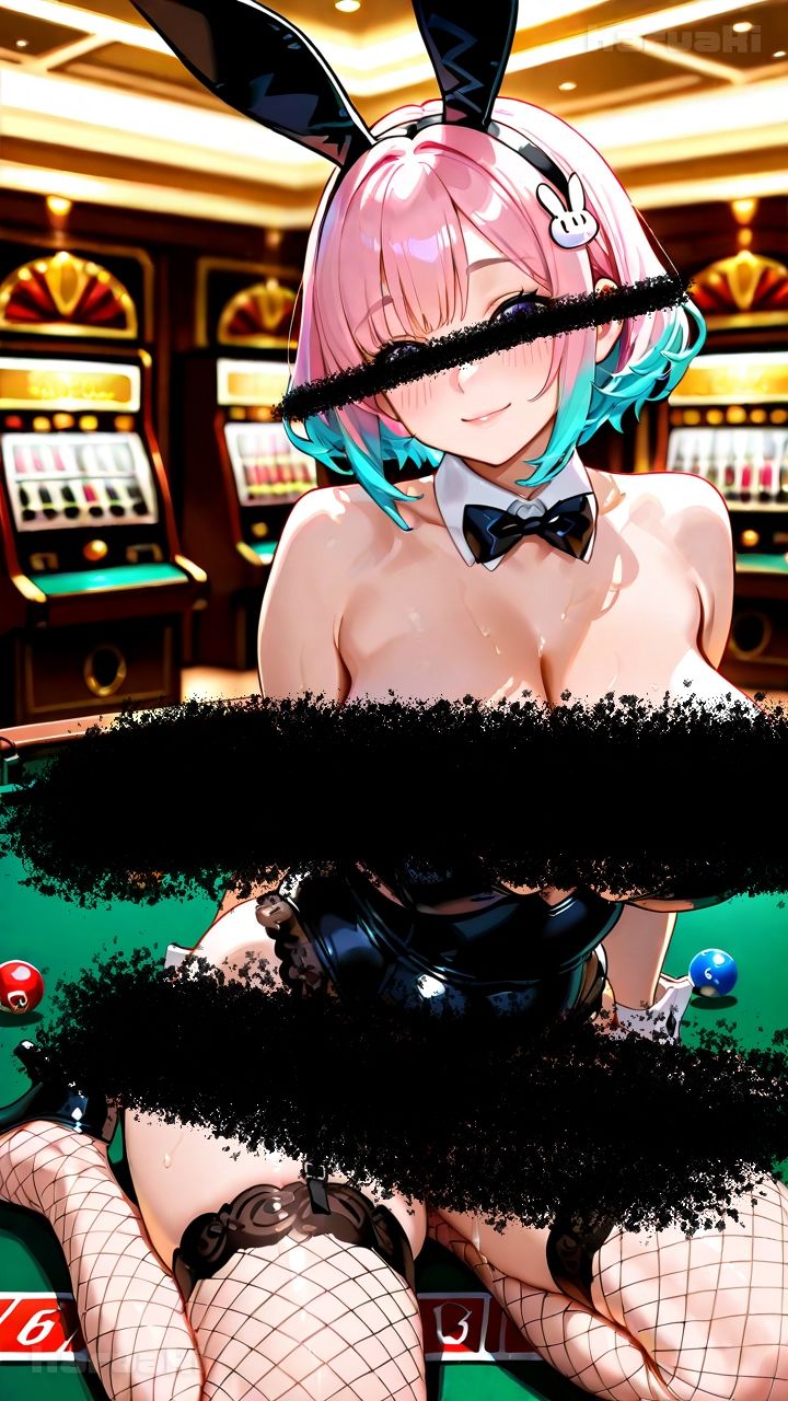 【AIアニメ巨乳美女写真集】Vol.5おっぱいサービスが充実しているバニーガール_再掲 - サンプル画像 2