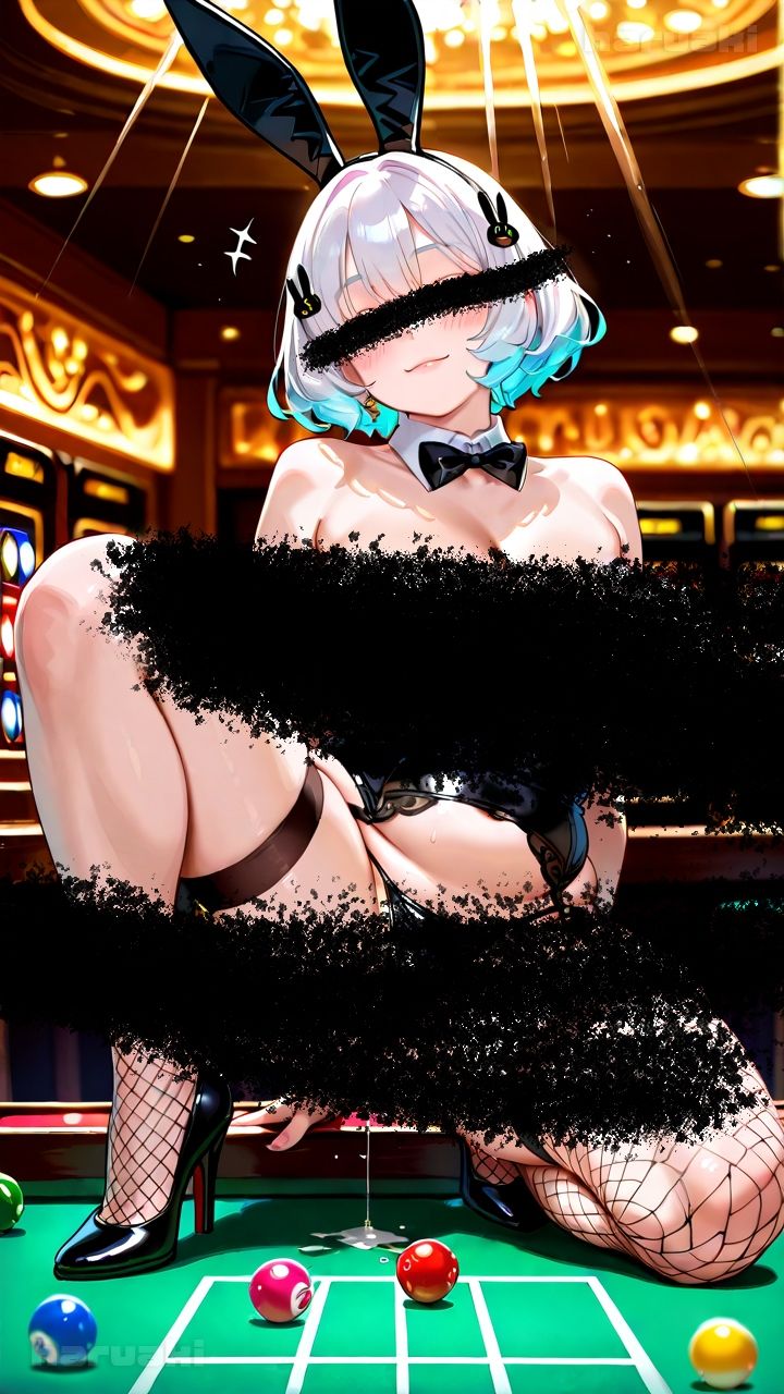 【AIアニメ巨乳美女写真集】Vol.5おっぱいサービスが充実しているバニーガール_再掲 - サンプル画像 3