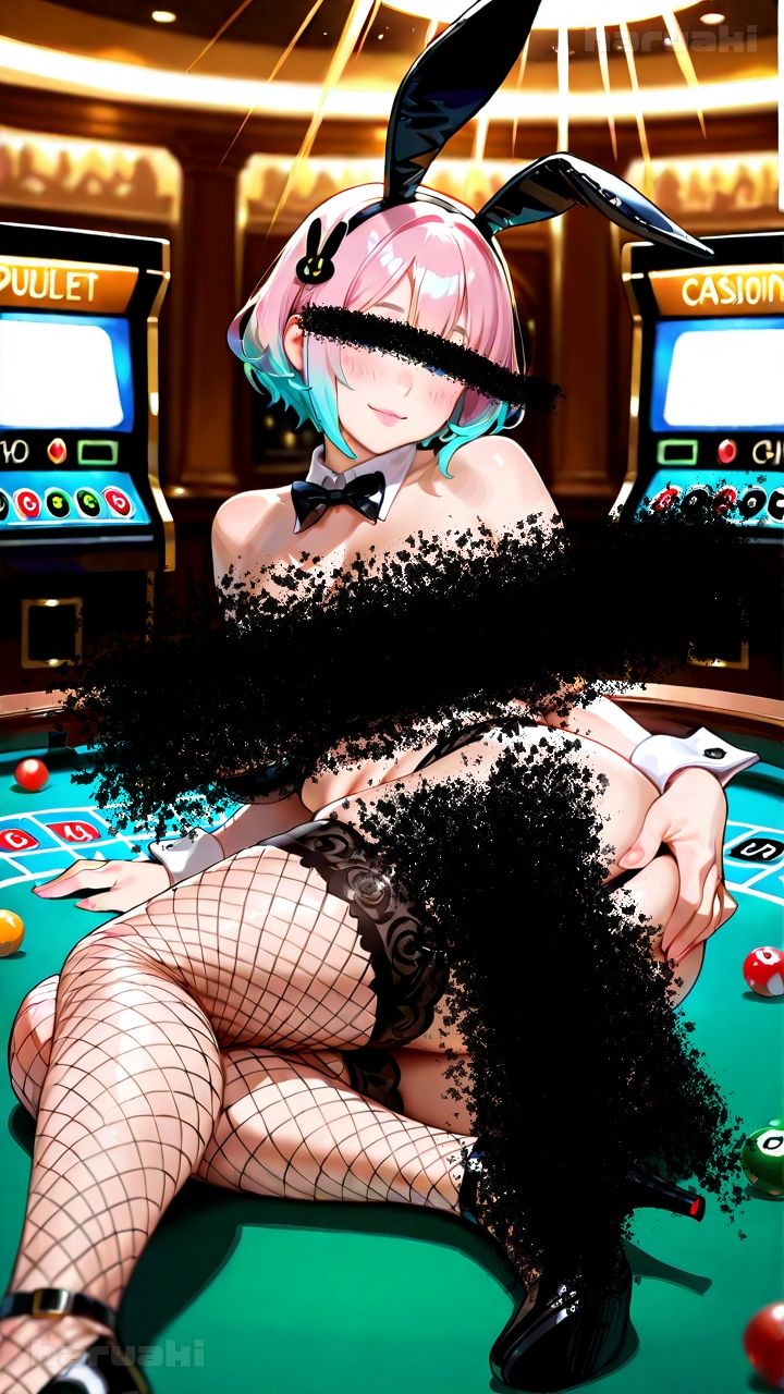 【AIアニメ巨乳美女写真集】Vol.5おっぱいサービスが充実しているバニーガール_再掲 - サンプル画像 4