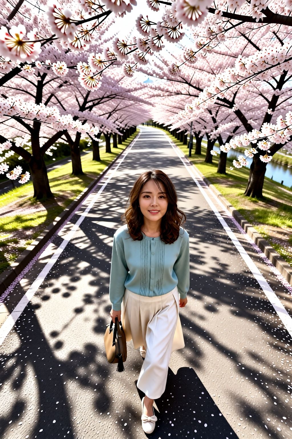 淫ノ宮薫子の「お花見の後は私の花びらをお見せしましょう」 - サンプル画像 1