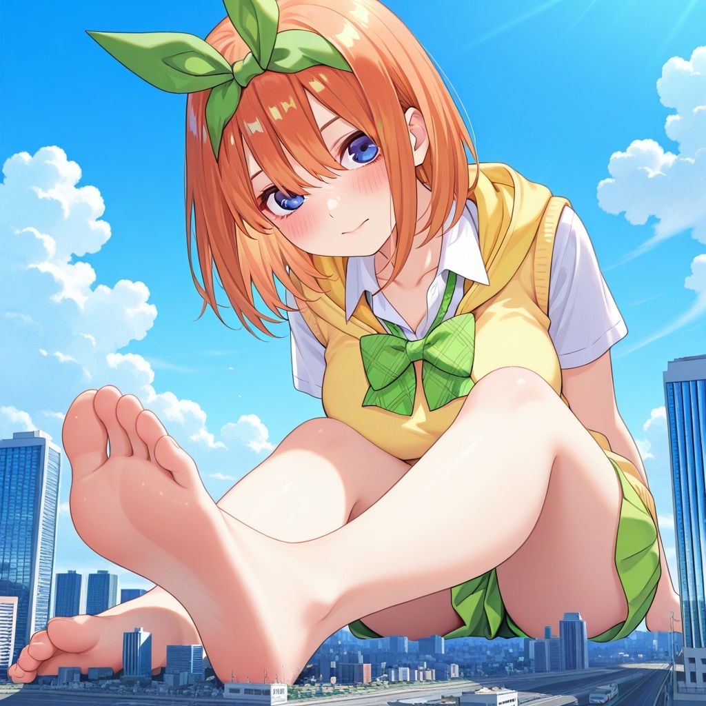 巨大な五つ子の足裏 - サンプル画像 3