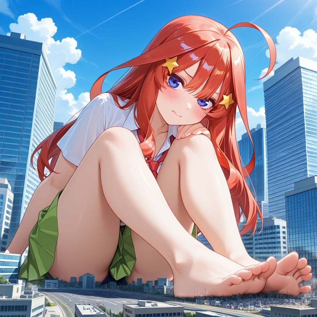 巨大な五つ子の足裏 - サンプル画像 5