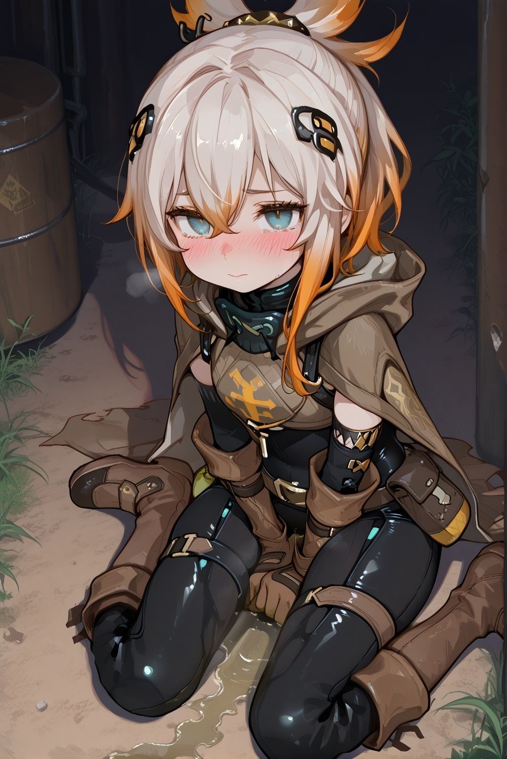 闇夜に潜む粗相 - サンプル画像 3