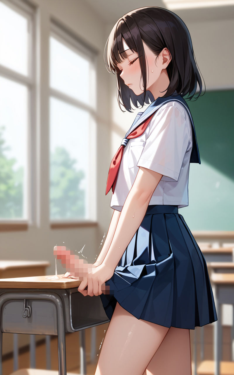 コスプレ男の娘  制服編 - サンプル画像 1