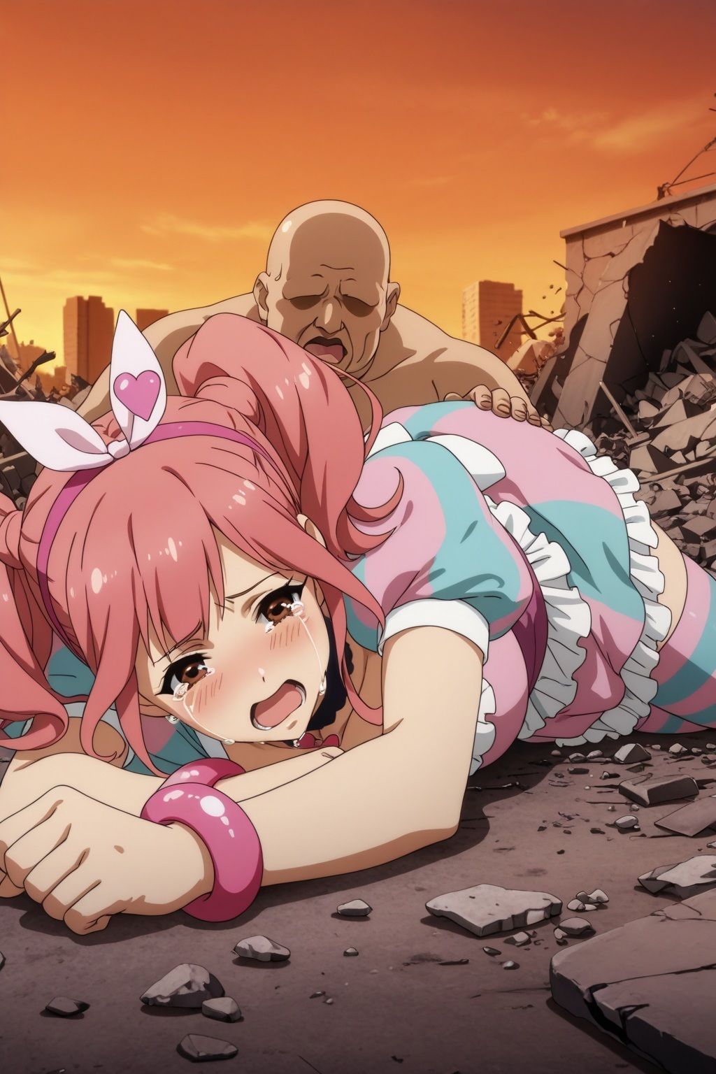 襲われたマ〇ナ・中島 ロストバージン孕ませSEX - サンプル画像 3