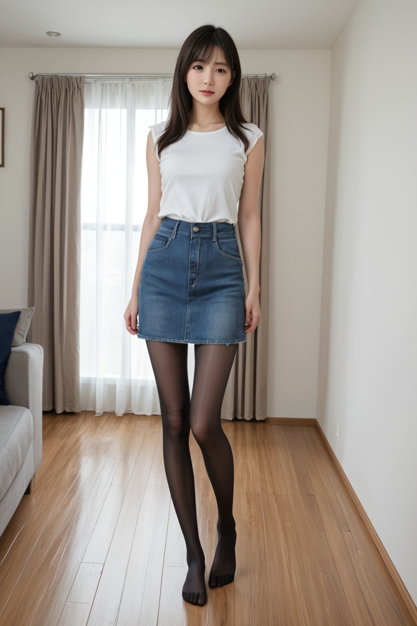 黒ストッキングの帰り道2 - サンプル画像 1